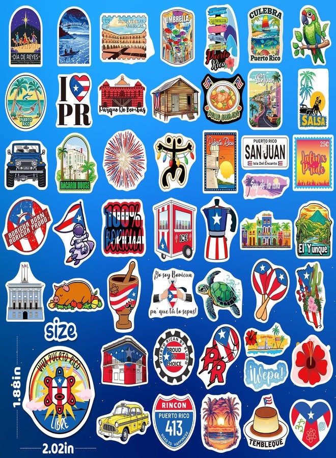 WAKEMOODEI Puerto Rico Stickers - Image 2
