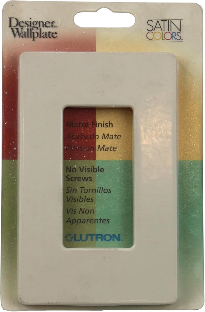 Lutron Claro 1 Gang Decorator/Rocker Wallplate in Satin Biscuit - 1 Pack - Image 4