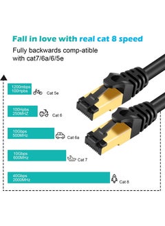 SPEEDUF Cat8 5m 40GBPS S/ftp 2000MHZ High Speed ​​Internet Cable  - Image 5