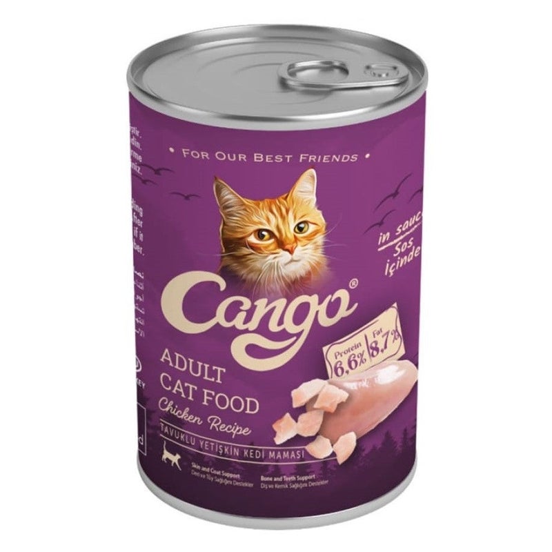 CANGO Adult Cat Food Canned - Chicken - 415g - 12 Pcs - Image 2