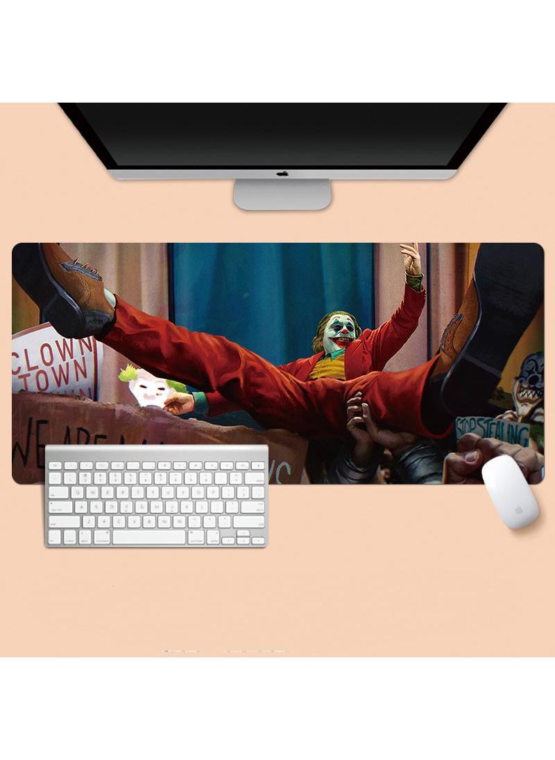 Y&D - Joker Anime Movie Characters Gaming Mouse Pad Extended Large Mat Desk Pad Stitched Edges Mousepad Long Mouse Pad And Non-Slip Rubber Base Mice Pad 800X300X4mm - Image 1