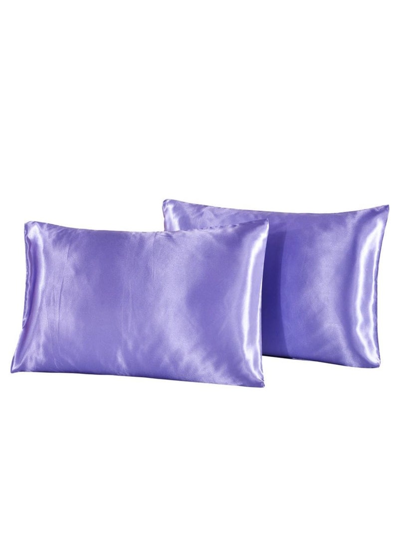 3-Piece Satin Sheets Queen Size Satin Bed Sheet Set,Deep Pocket Silky Satin Sheet Set With 1 Flat Sheet And 2 Pillow Cases Wrinkle, Fade, Stain Resistant