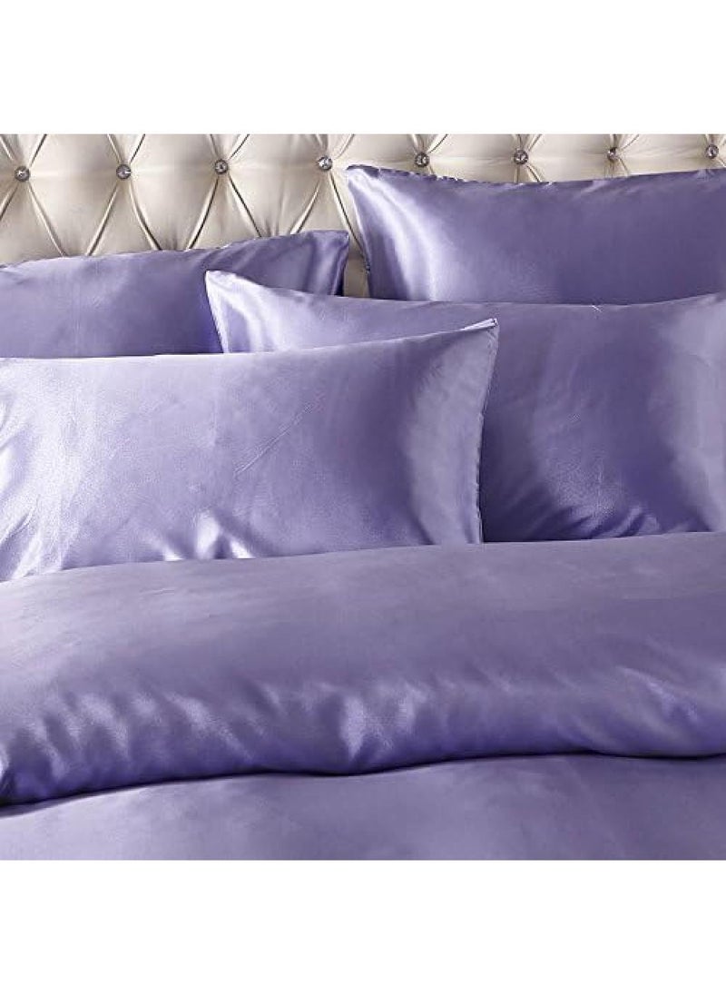 Bluejw 3-Piece Satin Sheets Queen Size Satin Bed Sheet Set,Deep Pocket Silky Satin Sheet Set With 1 Flat Sheet And 2 Pillow Cases Wrinkle, Fade, Stain Resistant  - Image 4