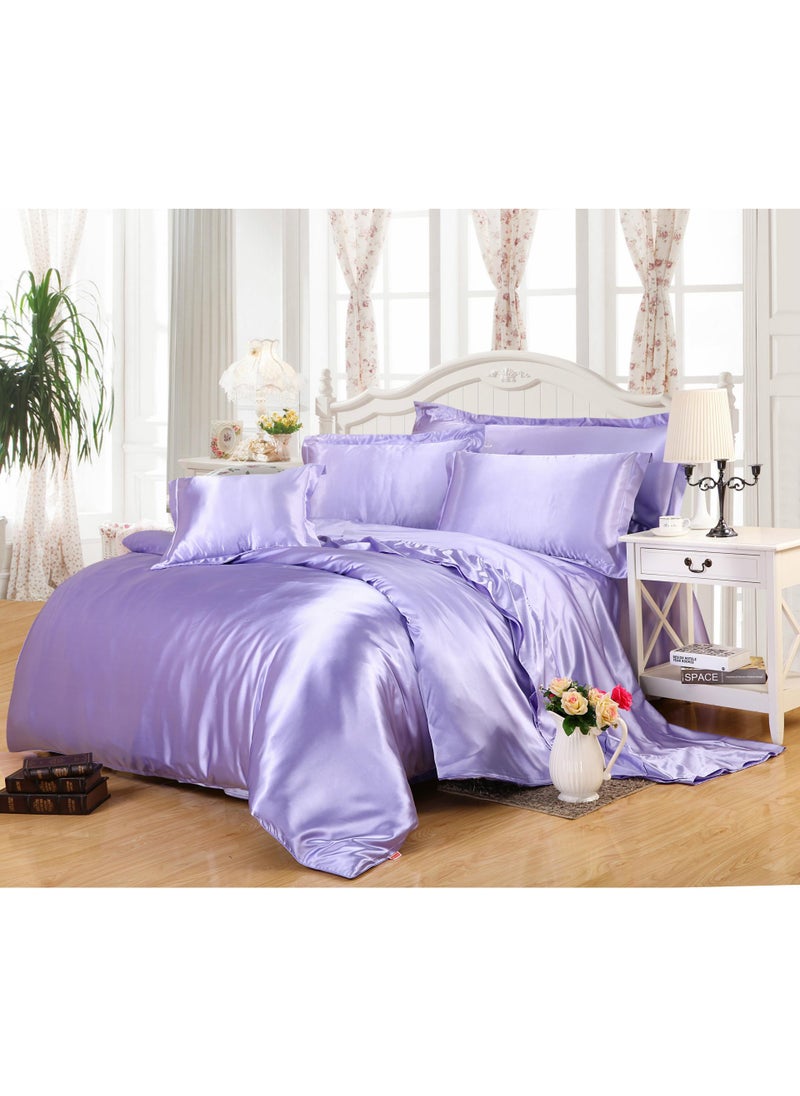 Bluejw 3-Piece Satin Sheets Queen Size Satin Bed Sheet Set,Deep Pocket Silky Satin Sheet Set With 1 Flat Sheet And 2 Pillow Cases Wrinkle, Fade, Stain Resistant  - Image 3