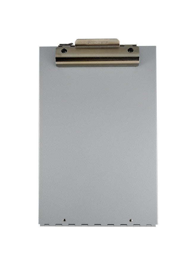 Metal Clipboard With Storage Letter Size Heavy Duty Contractor Grade Clipboard Dual Storage Form Holder With High Capacity Clip Made In Usa