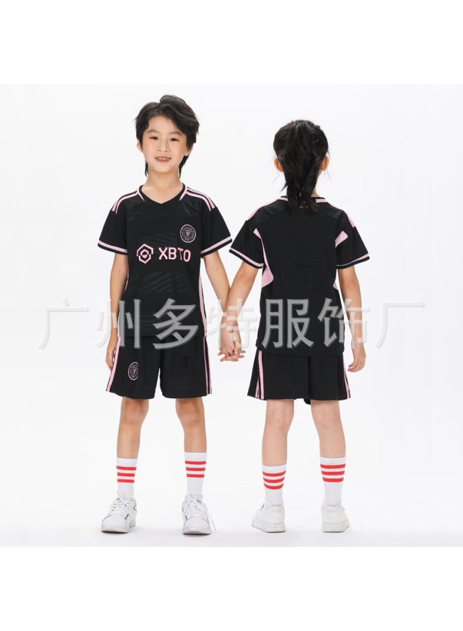 24 Miami Away Black Short Sleeve Football Jersey - Image 1