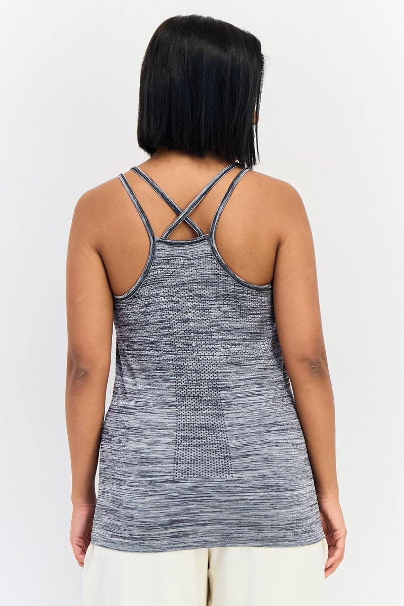 Nike Women Sportswear Fit Sleeveless Training Tank Top, Grey - Image 4