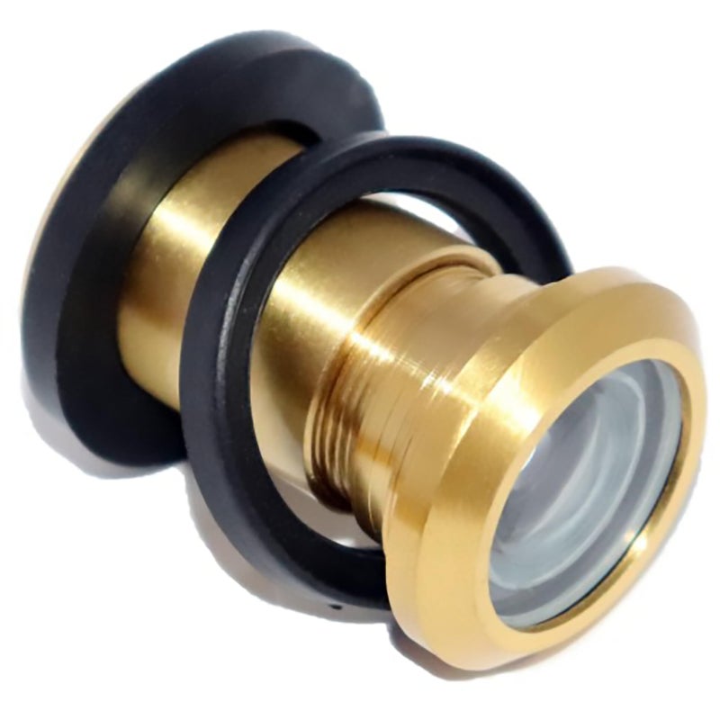RiseOm Door Eye/Door Peephole 180 Degree Viewer Made of Brass (Pack of 1, GoldYellow - Adjustable) - Image 3