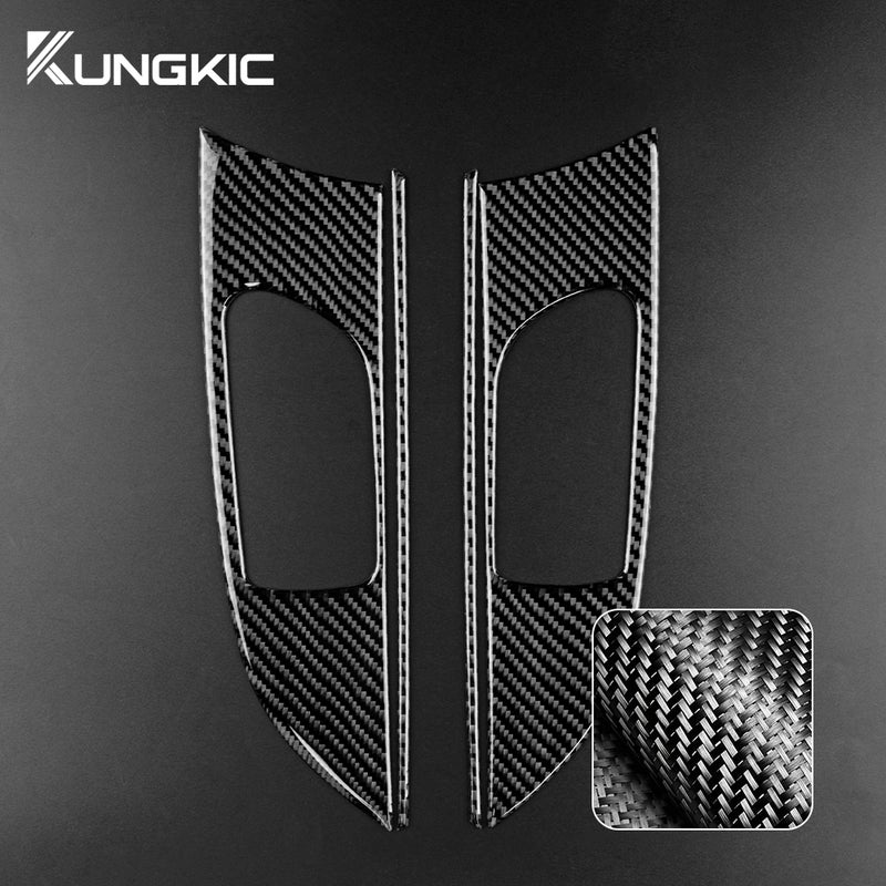 Generic Real Soft Carbon Fiber Car Door Handle Panel for Subaru Impreza 2009-2011, RHD LHD Sticker Interior Trim Accessories - Image 5