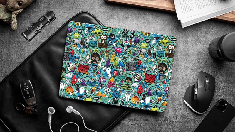 WRAP CRAFT Decal Skin Sticker Compatible with MacBook Pro 14-inch, 2021 Model Skin Designer MacBook Skin, Anti-Scratch no-Residue Vinyl Skin Sticker Wrap; MacBookPro(14,2021)-DP-085 - Image 4