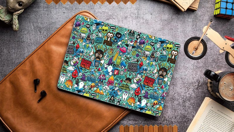 WRAP CRAFT Decal Skin Sticker Compatible with MacBook Pro 14-inch, 2021 Model Skin Designer MacBook Skin, Anti-Scratch no-Residue Vinyl Skin Sticker Wrap; MacBookPro(14,2021)-DP-085 - Image 2
