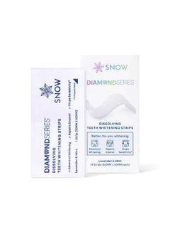 Diamond Teeth Whitening Strips | Gentle & Enamel Safe White Strips For Teeth Whitening | At-Home Dental Hygiene & Tooth Care For A White Smile | Easy & Convenient Tooth Whitening Strips | 14 Ct
