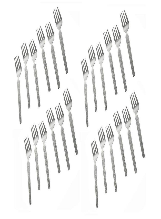 First Front Stainless Steel Fork for Dining Table (Set of 24) - Image 1