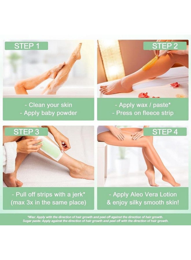 GODFLY Body Wax Strips | Normal Skin Large Waxing Strips |Non Woven Large Body And Facial Wax Strip For Any Type Of Depilation On The Leg, Chest, Back, Intimate Area And Face (50 pcs) - Image 3