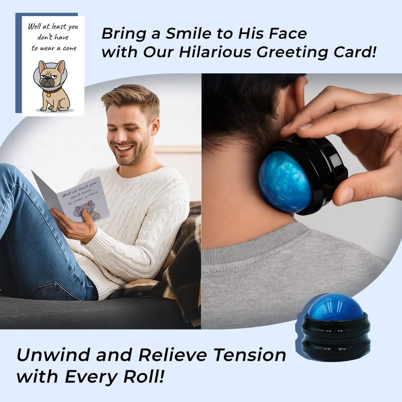 CALMCREST Get Well Soon Gifts for Men, Sympathy Gifts for Loss of Loved One, Care Package Self Care Gift for Men, Get Well Basket for Sick Friends, Thinking of You Feel Better Gift Box for Dad Brother - Image 5