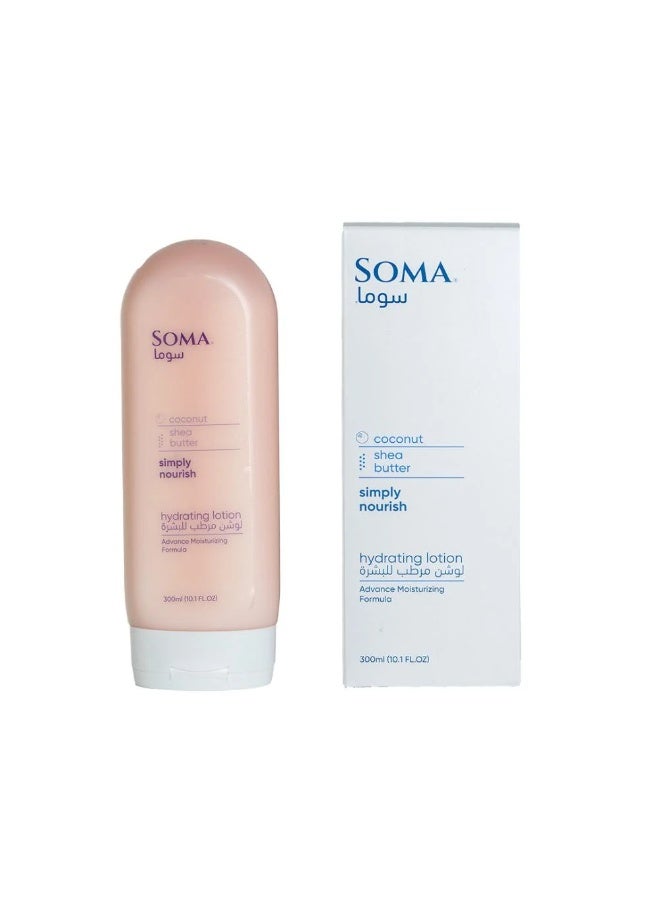 Soma Moisturizing Lotion for Skin 300g Coconut and Shea Butter