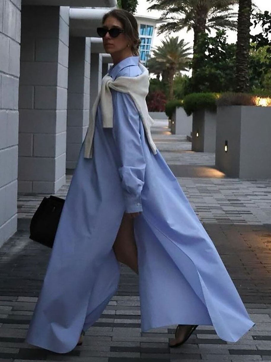 sachin and babi light blue dress Women's 2XL Summer Sleeveless Flower Maxi Dress Casual Split Long Tank Dress
