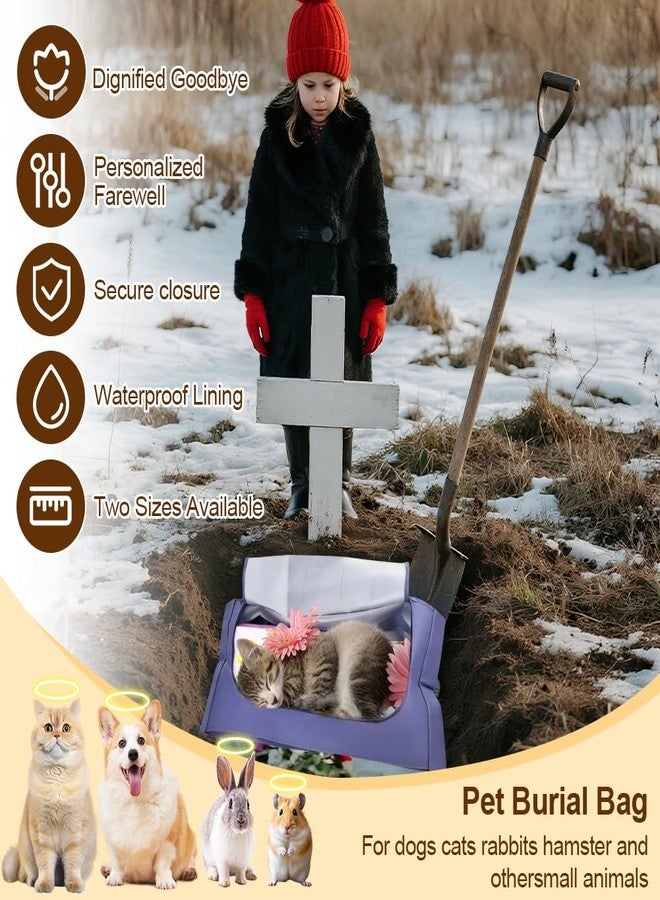 SEILETOO Eco-Friendly Pet Casket Body Bag, Pet Burial Bag Caskets for Dogs and Cats, Dog Body Box for Burial and Cremation by Customizing with Your Own Words for All Pets - Image 2