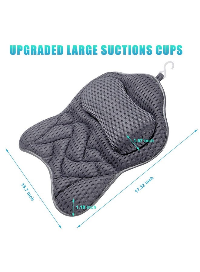 Fitheaven Bath Pillow Tub Pillow For Bathtub With Strong Nonslip Suction Cups And Comfortabl 3D Airmesh Bath Pillow For Women &Man - Image 5