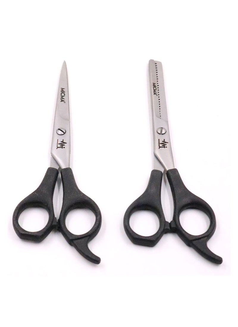 MICMA MICMA Haircutting Scissor and Hair Thinning Scissor 6.5 Inch for Men/Women, Use for Hair Dressing, Styling, Trimming and Cutting - MT-08  - Image 4