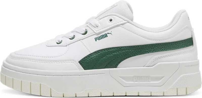 PUMA Women's White-Vine Cali Dream Lth Wns White Women's Casual Sports Shoes