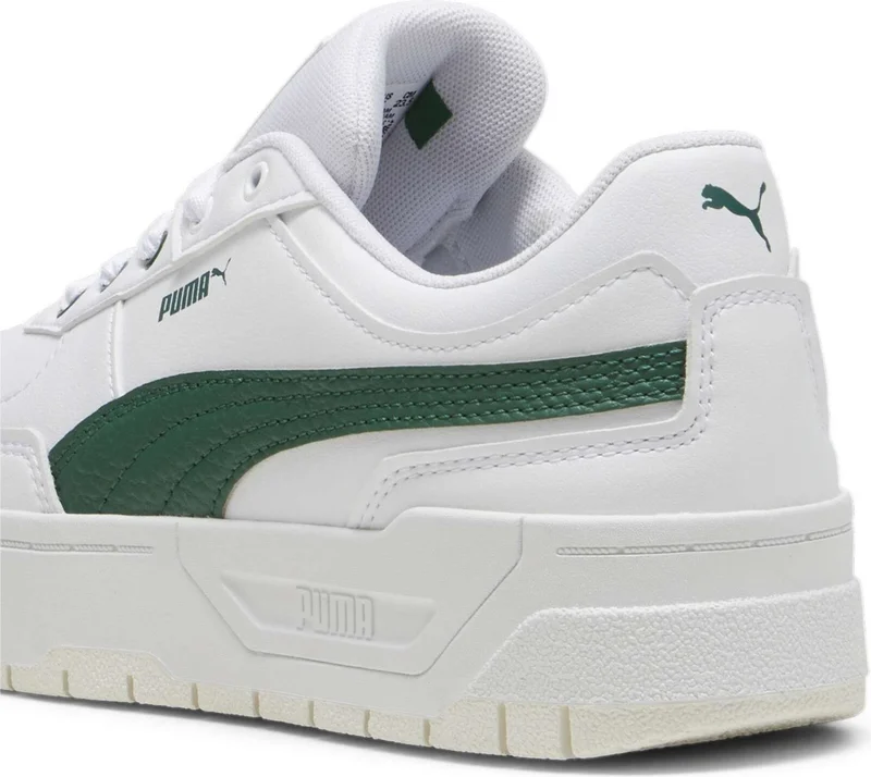 PUMA Women's White-Vine Cali Dream Lth Wns White Women's Casual Sports Shoes
