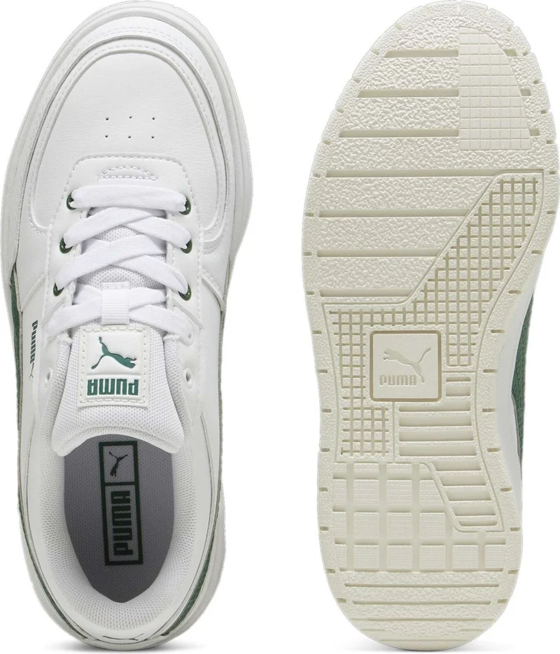PUMA Women's White-Vine Cali Dream Lth Wns White Women's Casual Sports Shoes