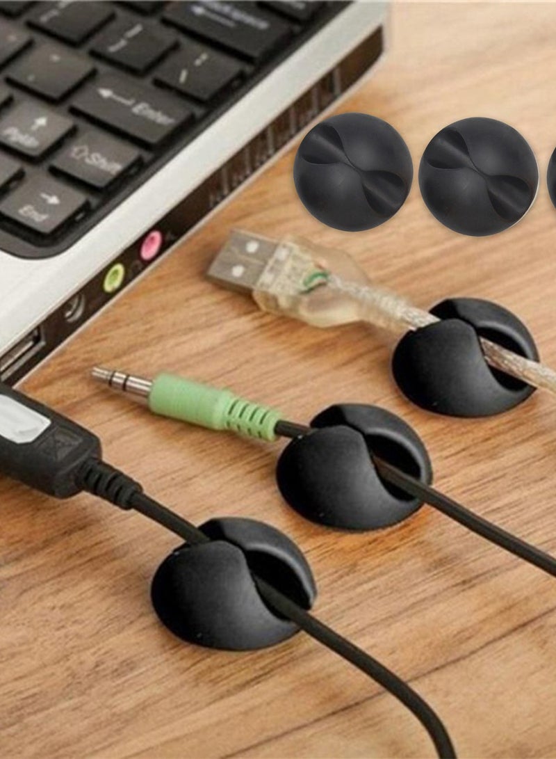 منظم كبلات كبلات بيانات منظم كبلات البيانات المكتبي، 10 قطع - Image 2