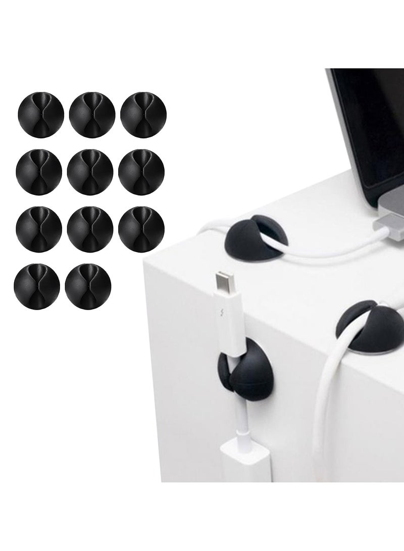 منظم كبلات كبلات بيانات منظم كبلات البيانات المكتبي، 10 قطع - Image 1