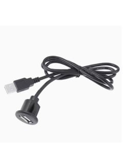 Car Android Large Screen Navigation 4-6 Pin To RoUnd Head USB Universal Embedded Panel U Disk Recorder Data Cable-Color:USB Single Port