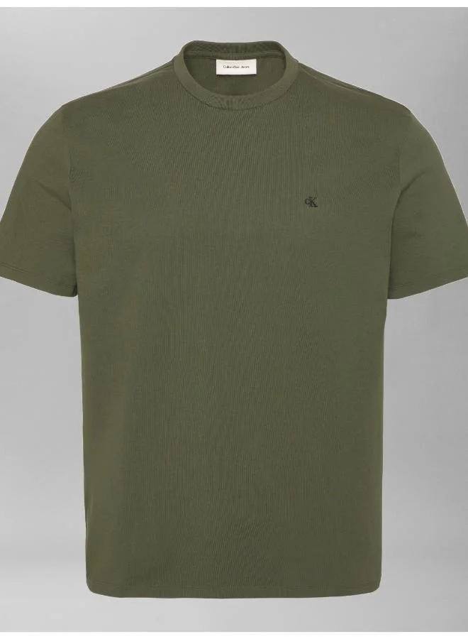 Calvin Klein Jeans  Monogram Embroidery T-Shirt for Men | Best Price UAE