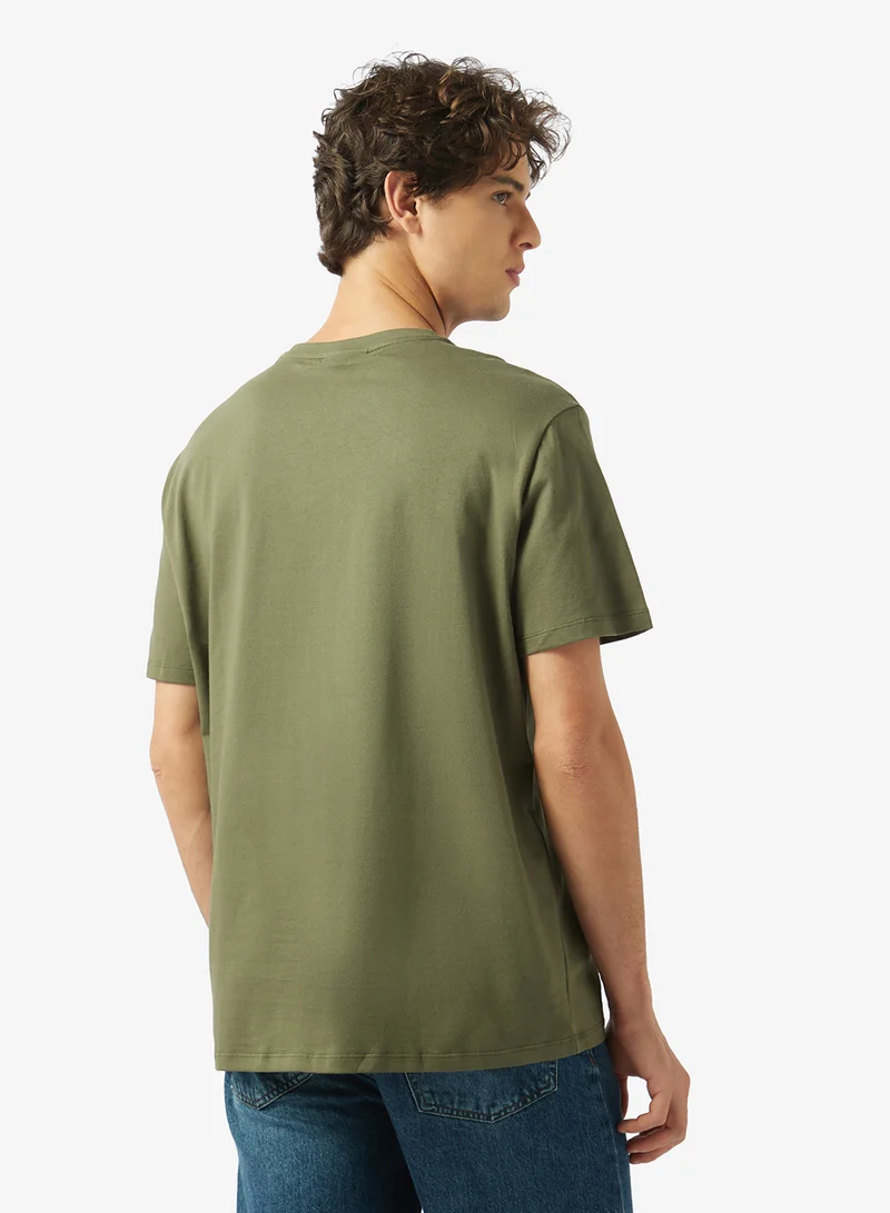 Calvin Klein Jeans  Monogram Embroidery T-Shirt for Men | Best Price UAE