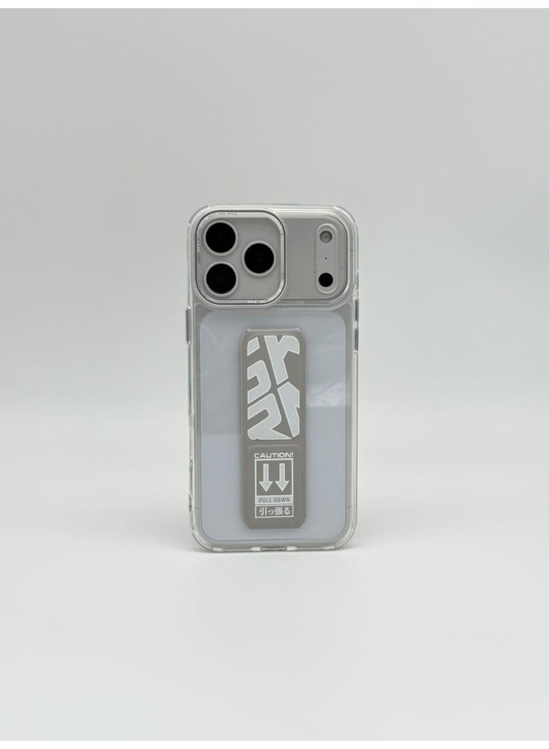 عام Mocome Premium Kickstand Case for iPhone 17 Pro Max – Slim Shockproof Protective Cover with Integrated Pull-Down Stand & Magnetic Compatibility - Image 3