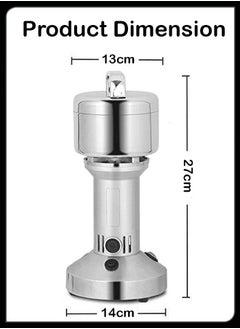 Toshionics 200gm Multifunction Electric Grain Flour Mill Grinder High speed Spice Herb 50-300 Mesh Powder Machine For Kitchen Pepper Coffee bean Corn Dry mixer  - Image 4