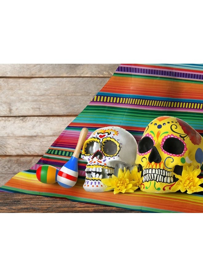 Allenjoy PE Fiesta Backdrop Mexican Color Stripes Banner Cinco de Mayo Party Background - Image 4