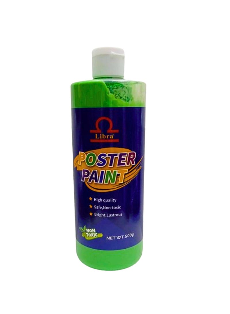 Libra Poster Paint High Quality Safe Non Toxic Bright 500g Green - Image 2