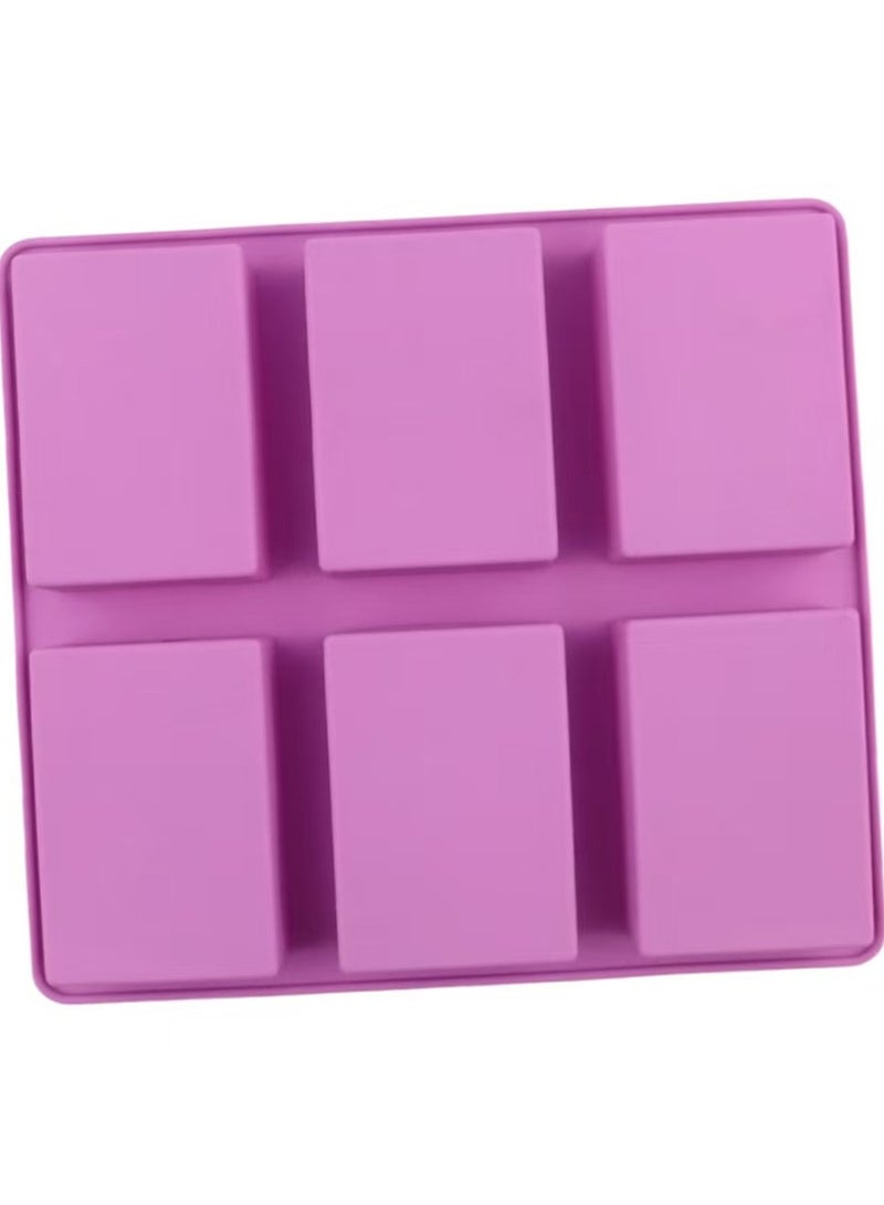 Lace Pattern Soap Silicone Mold Rectangle Mixed Flower Lotion Bar Making Supplies Handmade Embossed Cake Mooncake Accessories - Image 3