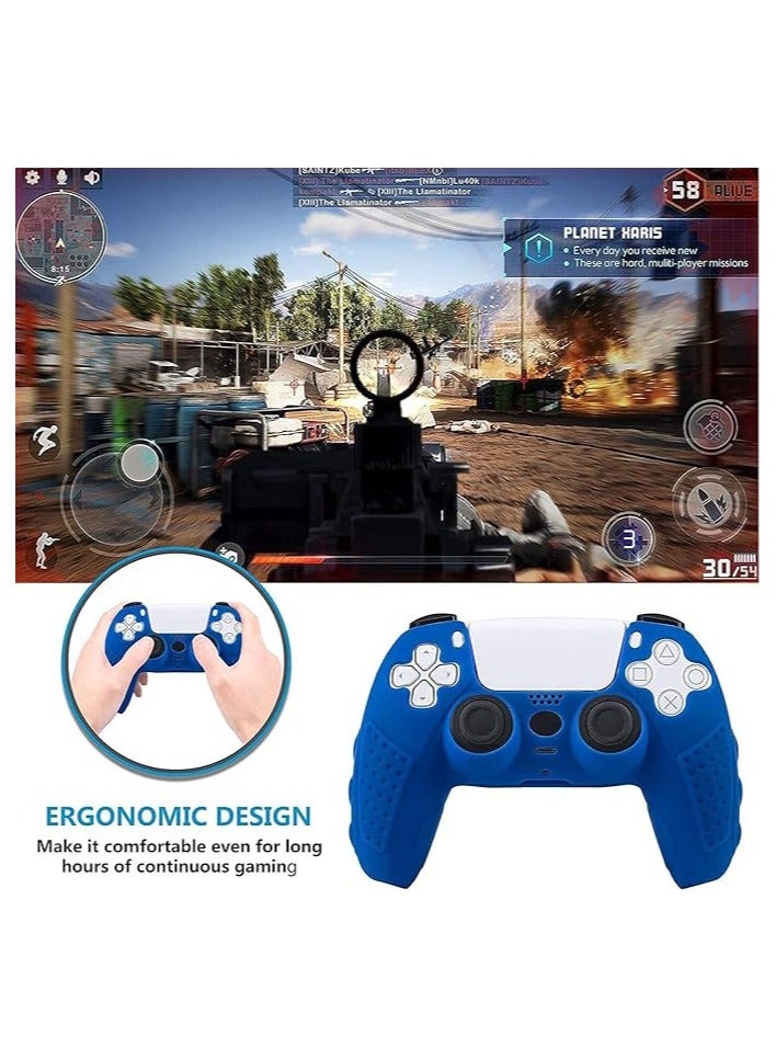 Silicone Protective Cover For PlayStation 5 Controller - Blue - Image 4
