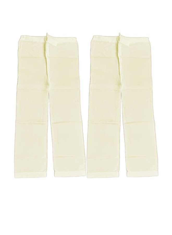 Bashayer 2-piece cream summer bermuda shorts for the middle of the leg - Image 2