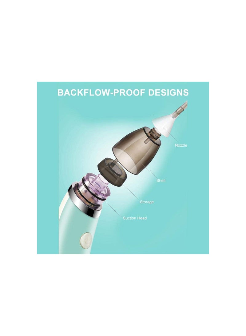 GGOOT Baby Electric Vacuum Nasal Aspirator, Nose Ear Earwax Cleaner Remover Safe Comfortable Silicone Tip USB Charging  - Image 5