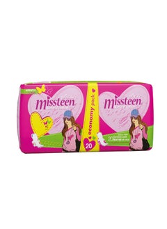 Private Femining Pads With Wings Miss Teen Extra Thin 20 Pads 