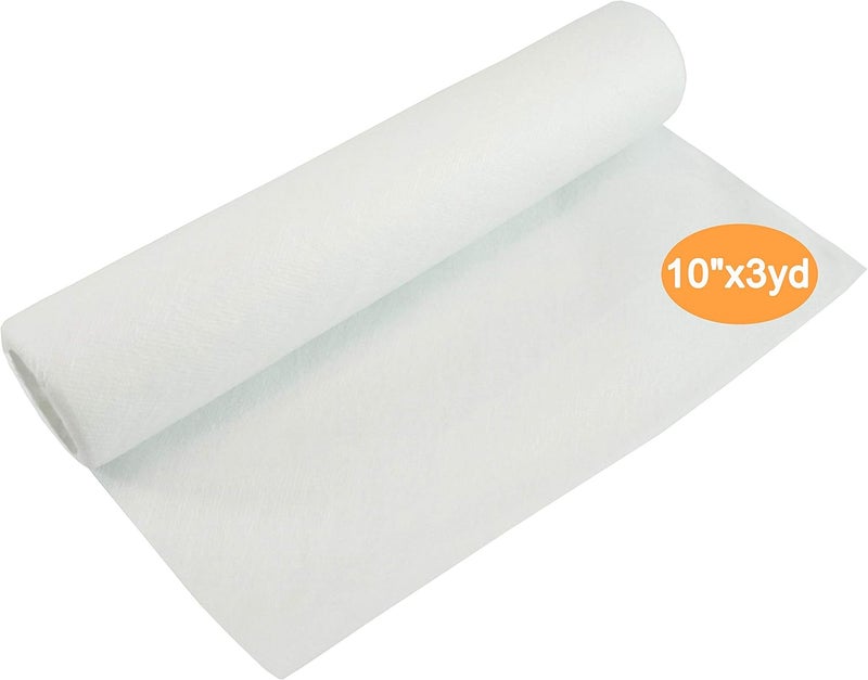 New brothread Wash Away - Water Soluble Machine Embroidery Stabilizer Backing & Topping 10" x 3 Yd roll - Light Weight - Cut into Variable Sizes for Machine Embroidery and Hand Sewing - Image 1