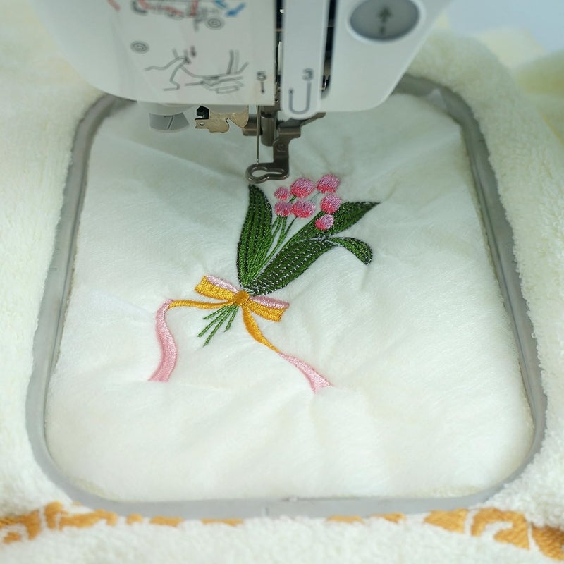 New brothread Wash Away - Water Soluble Machine Embroidery Stabilizer Backing & Topping 10" x 3 Yd roll - Light Weight - Cut into Variable Sizes for Machine Embroidery and Hand Sewing - Image 4