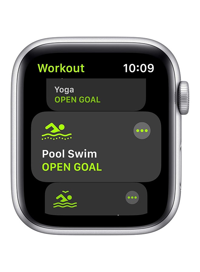 Apple Renewed - Watch SE GPS 40mm Aluminum Case With White Sport Band Silver - Image 2