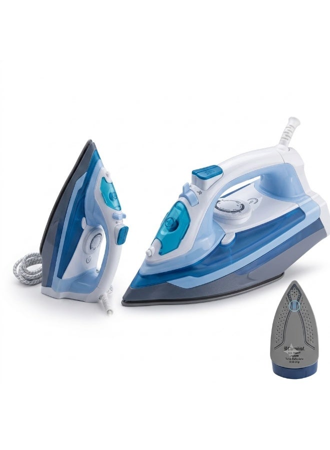 Carnival EG 2600T Steam Iron 2600W-Blue - Image 2