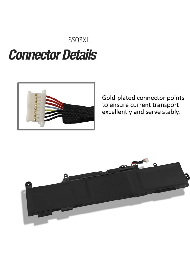 Generic 50WH SS03XL Battery for HP EliteBook 730 735 740 745 830 840 846 G5, EliteBook 735 745 830 840 846 G6, MT44 MT45 Mobile Thin Client ZBOOK 14U G5 G6 HSTNN-LB8 G HSTNN-IB8C HSN-I12C HSN-I13C-4  - Image 5