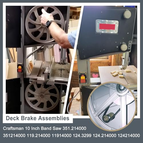 Thaekuns 119214000 Band Saw Drive Belt for Craftsman 10 Inch Band Saw 1/3 HP Motor 1-JL22020003 119.214000 124.214000 351.214000 (Ribbed Belt) -4 Pack - Image 4
