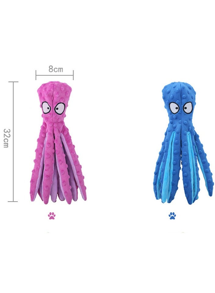 general Squeaky Dog Toys - Octopus No Stuffing Crinkle Plush Large Dog Toys to Keep Them Busy for Puppy Teething Chewing, Pet Supplies for Small, Medium, and Large Breeds, 2 Pack - Image 3