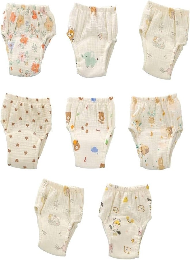 ASJAR Muslin Cotton Baby Diaper | Skin-Friendly Reusable Cloth Diaper for Daily Use | Pack Of 1 | Size : S,M,L | Multicolor (M) - Image 4