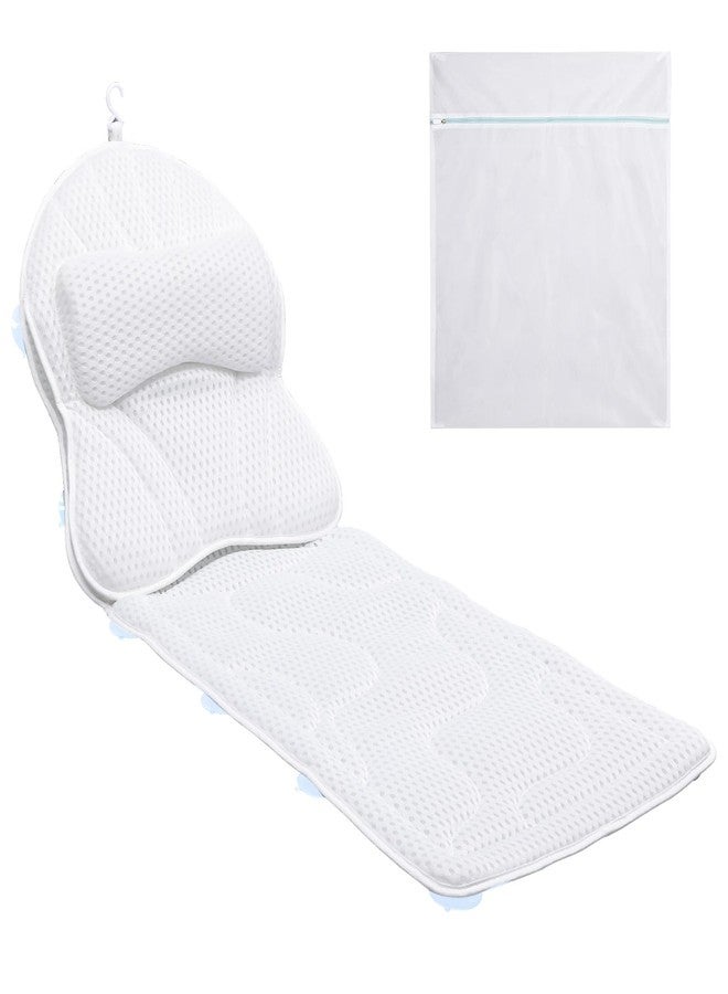 Aiseely Luxury Spa Bath Pillow, Thick Full Body Cushion with Laundry Bag, Non-Slip Memory Foam for Head, Neck, Back Support, Ideal Women's Soaking Tub Gift - Image 1